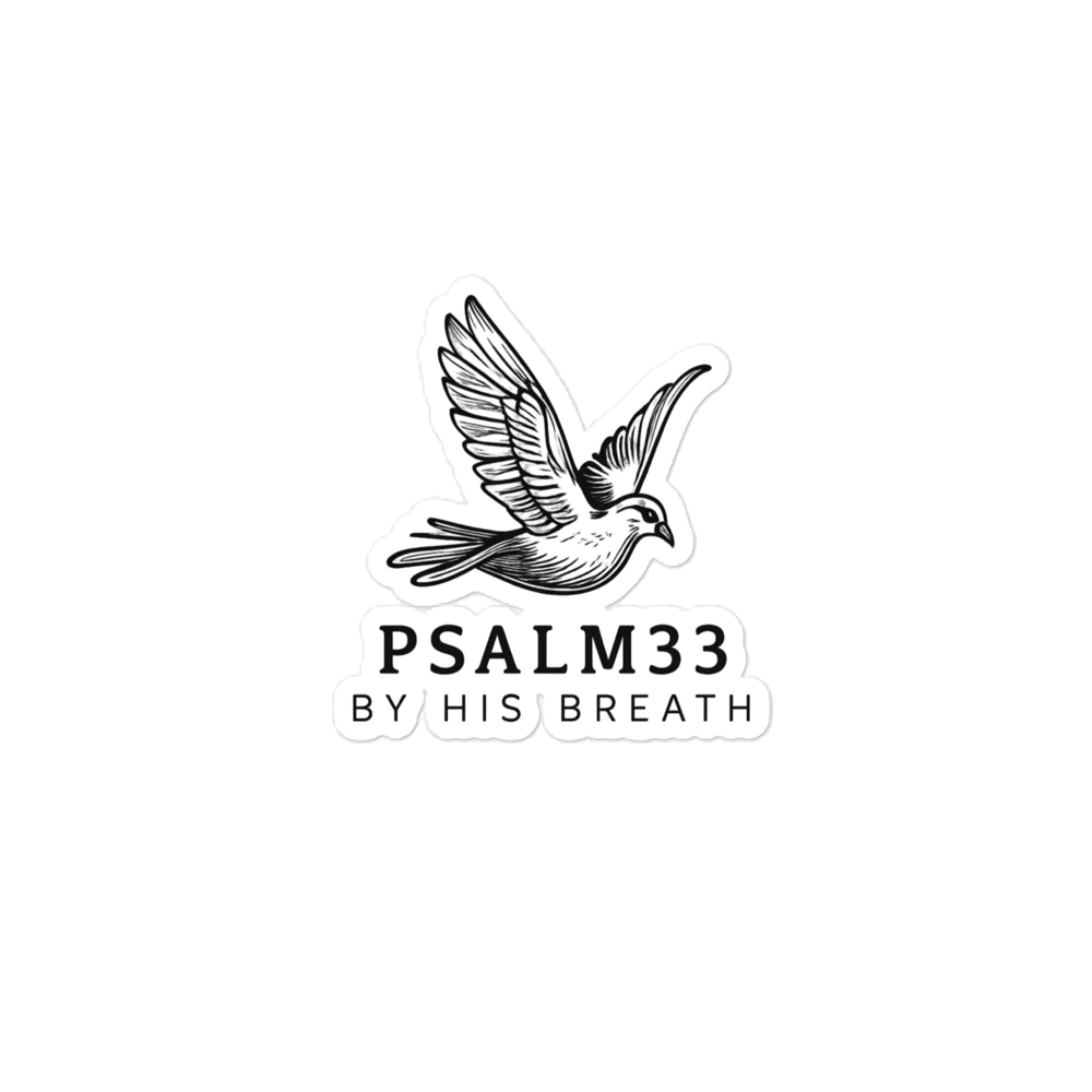 Psalm 33 Christian Kiss-Cut Stickers