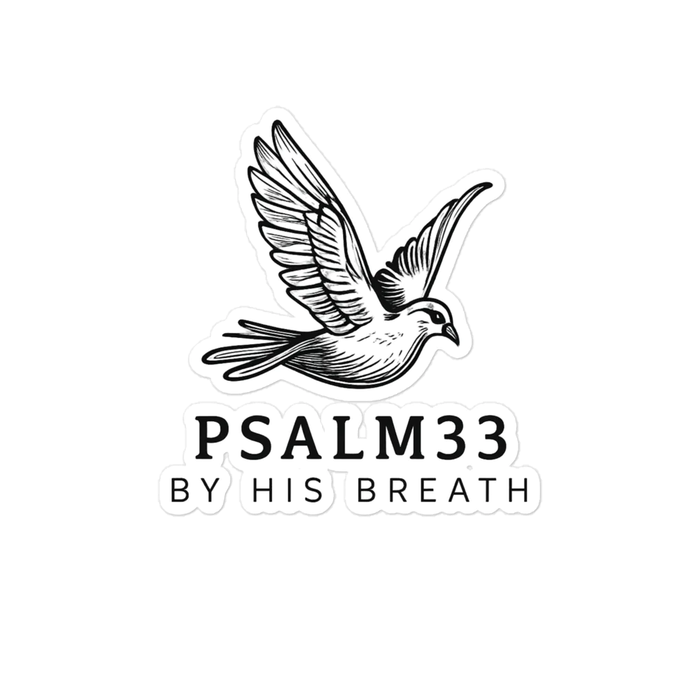 Psalm 33 Christian Kiss-Cut Stickers