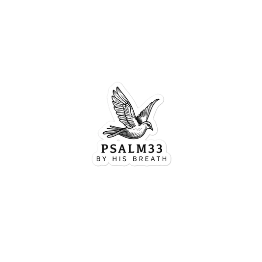 Psalm 33 Christian Kiss-Cut Stickers